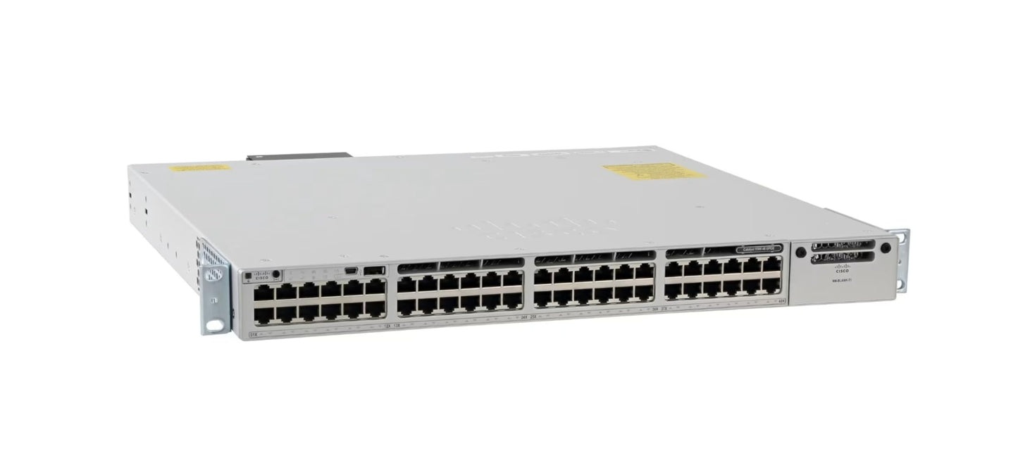 Cisco C9300-48U Catalyst 9300 48port UPOE Network Switch NM-BLANK-T1 1100W PSU π