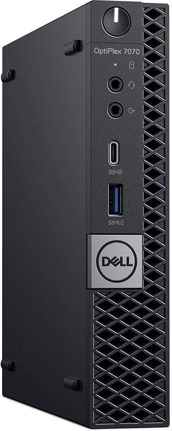 Dell OptiPlex 7070 Tiny Desktop 8th Gen Intel Core i5-8500 6-Core up to 3.5GHz 8GB DDR4 RAM 256GB NVMe SSD, Keyboard & Mouse, Wi-Fi, Bluetooth, Windows 11 Pro