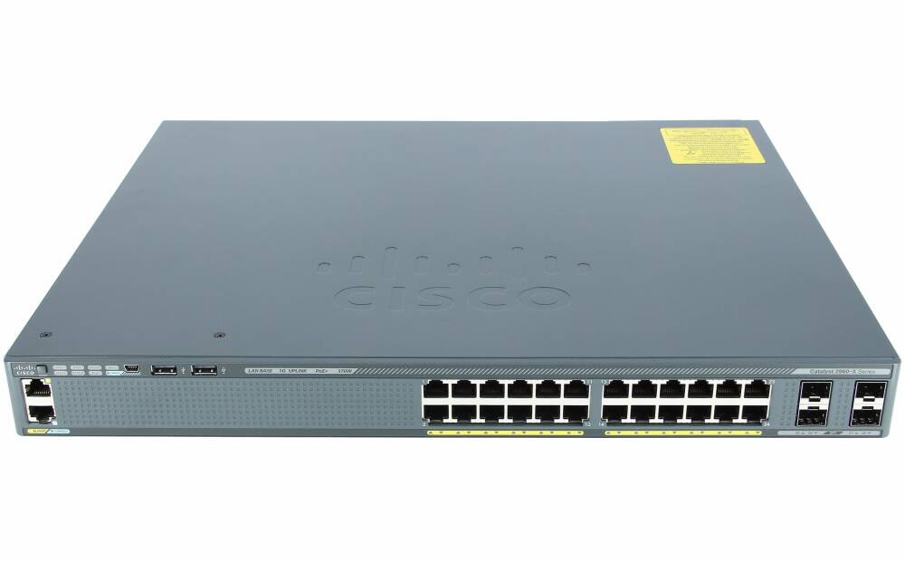 CISCO CATALYST 2960-X SERIES 24 PORT SWITCH Cisco WS-C2960X-24TS-L π