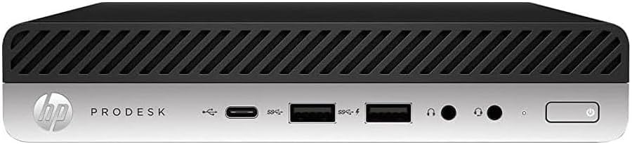 HP ProDesk 600 G5 Tiny Desktop Computer PC, Core i5-9500 3.0GHz, 8GB RAM, 256GB SSD, Keyboard & Mouse, Windows 11 Pro (Renewed)