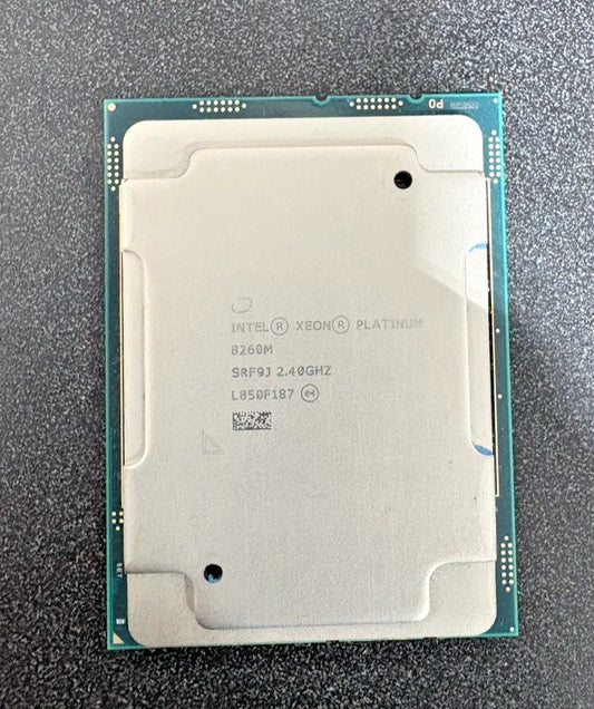 Intel Xeon Platinum 8260M CPU SRF9J LGA3647 24 Cores 48 Threads Processor