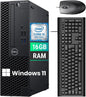 Dell OptiPlex 3060 SFF Desktop PC Computer, Intel Core i5-8400, 16GB RAM, 1TB SSD, Keyboard and Mouse, Windows 11 Pro(Renewed)