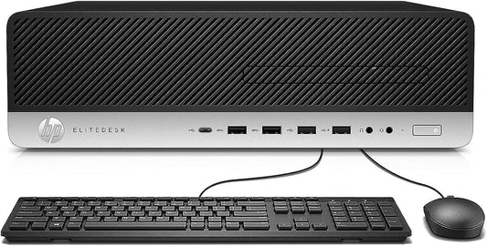 HP EliteDesk 800 G3 SFF Desktop PC Intel Core i5-6500 3.20GHz 8GB RAM 512GB SSD WiFi BT Keyboard Mouse Windows 11 Pro (Refurbished)