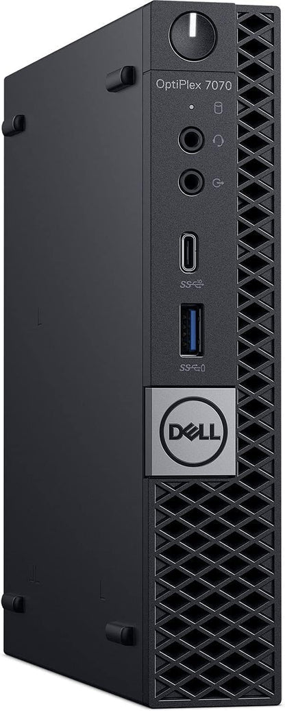 Dell OptiPlex 7070 Business Micro Desktop Computer, Intel Core i5-8500T, 8GB DDR4 RAM, 256GB SSD, USB Keyboard and Mouse, Windows 11 Pro(Renewed)