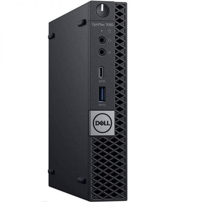Dell OptiPlex 7060 Tiny Desktop 8th Gen Intel Core i5-8500 6-Core up to 3.3GHz 8GB DDR4 RAM 256GB NVMe SSD, Keyboard & Mouse, Wi-Fi, Bluetooth, Windows 11 Pro