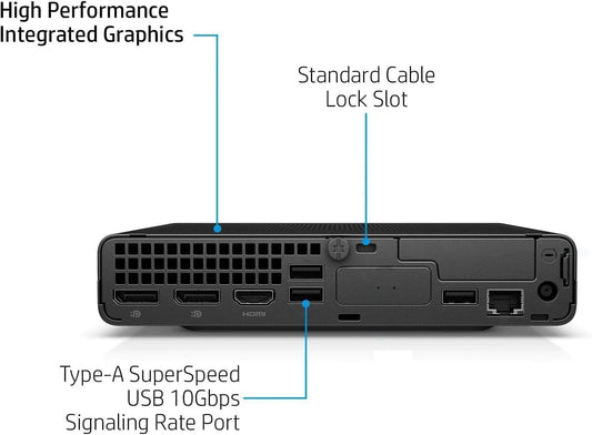 HP EliteDesk Mini 800 G9 Desktop, Elitedesk Computer PC, Windows 11 Pro 64bit, Core i5-13500T (6-Core), 16GB RAM, 1TB SSD (Refurbished)