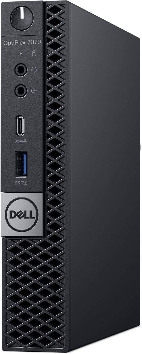 Dell OptiPlex 7070 Business Micro Desktop Computer, Intel Core i5-8500T, 8GB DDR4 RAM, 256GB SSD, USB Keyboard and Mouse, Windows 11 Pro(Renewed)