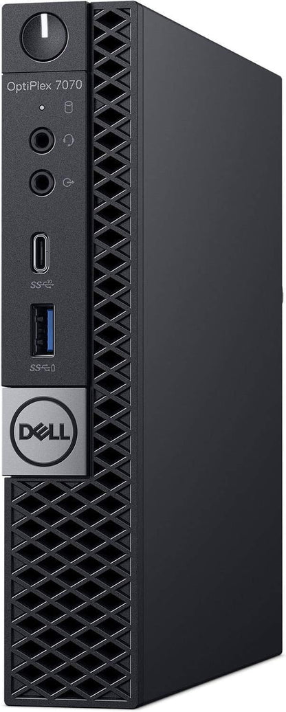 Dell OptiPlex 7070 Business Micro Desktop Computer, Intel Core i5-8500T, 8GB DDR4 RAM, 256GB SSD, USB Keyboard and Mouse, Windows 11 Pro(Renewed)
