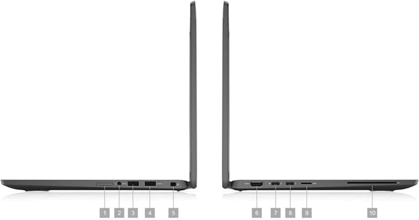 Ordinateur portable Dell Latitude 7410 2020 (14 pouces) - Intel Core i5 10e génération - i5-10210U - Quad Core 4,2 GHz - SSD 256 Go - RAM 8 Go - Écran Full HD 1920 x 1080 - Windows 11 Pro (remis à neuf)