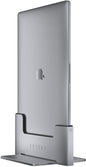 Brydge Space-Saving Laptop Stand | Vertical Docking Station | Compatible with 13-inch MacBook Air (2021-2018) | 2 x Thunderbolt 3 Ports | (Space Gray)