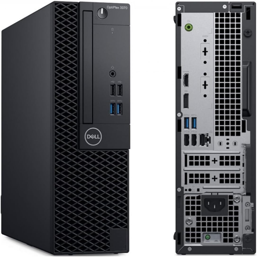 Dell OptiPlex 3070 SFF Desktop 9th Gen Intel Core i5-9500 6-Core up to 4.4GHz 8GB DDR4 RAM 256GB SSD, Keyboard & Mouse, Windows 11 Pro (Renewed)