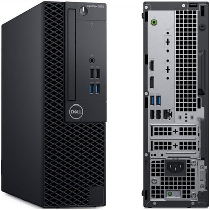 Dell OptiPlex 3070 SFF Desktop 9th Gen Intel Core i5-9500 6-Core up to 4.4GHz 8GB DDR4 RAM 256GB SSD, Keyboard & Mouse, Windows 11 Pro (Renewed)