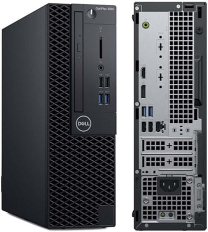 Dell OptiPlex 3060 SFF Desktop 8th Gen Intel Core i5-8500 6-Core up to 4.4GHz 8GB DDR4 RAM 256GB NVMe SSD DP & HDMI, Keyboard & Mouse, Wi-Fi, Bluetooth, Windows 11 Pro