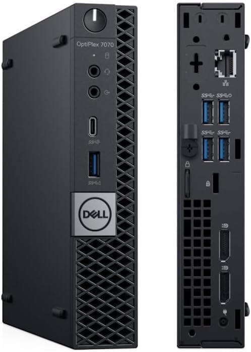 Dell OptiPlex 7070 Micro PC | Intel Core i5-9500T | 16GB RAM | 256GB SSD | Windows 11 Pro | Mini PC | Business PC (Renewed)