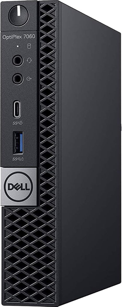 Dell OptiPlex 7060 Tiny Desktop 8th Gen Intel Core i5-8500 6-Core up to 3.3GHz 8GB DDR4 RAM 256GB NVMe SSD, Keyboard & Mouse, Wi-Fi, Bluetooth, Windows 11 Pro