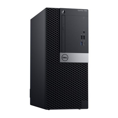 Dell OptiPlex 7060 Tower Desktop 8th Gen Intel Core i5-8500 6-Core up to 4.1GHz 8GB DDR4 RAM 256GB NVMe SSD, Keyboard & Mouse, Wi-Fi, Bluetooth, Windows 11 Pro