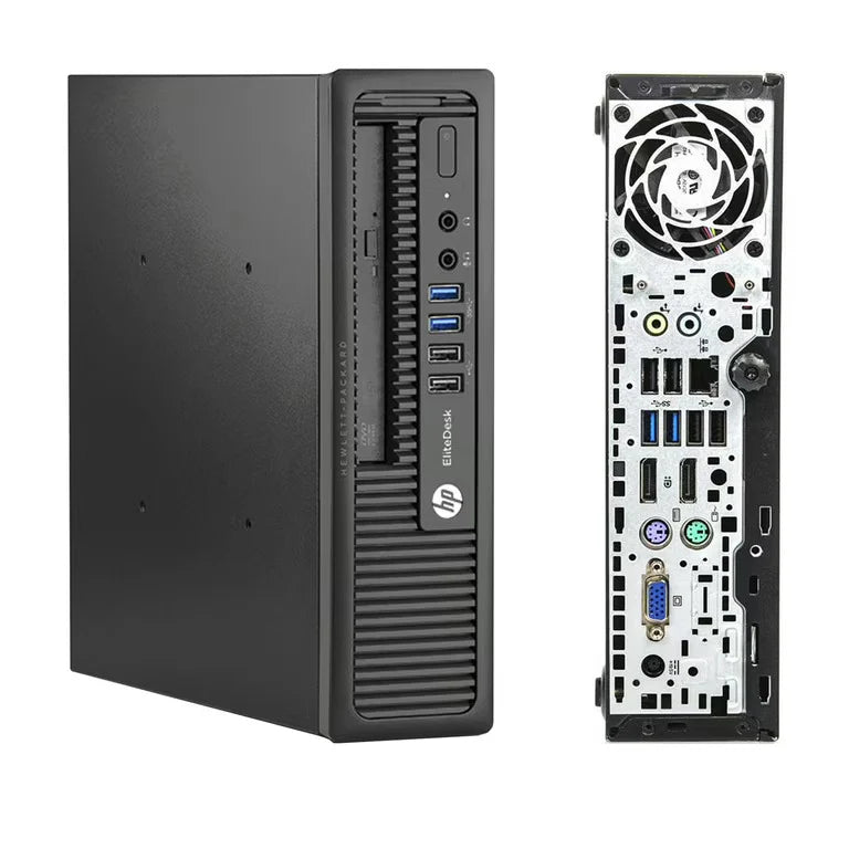 HP Elite Desk 800 G1 USFF Desktop PC - Intel Core i5 4570 3.2GHz, 16GB ...