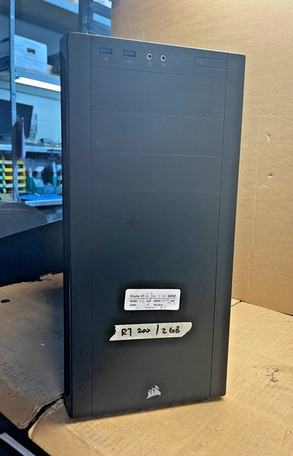 PC de jeu Corsair, Gigabyte G1 Sniper B7 i7-6700 16 Go, SSD 256 Go, R7 200 HX850i 🍁