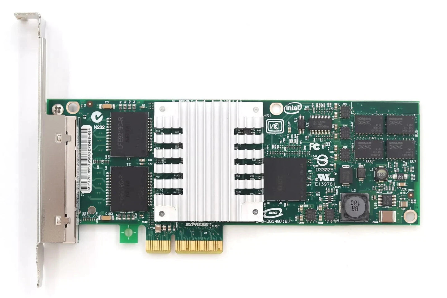 Carte adaptateur PCIe GIGABIT IBM INTEL PRO/1000 PT QUAD PORT 39Y6138 46Y3512 🍁