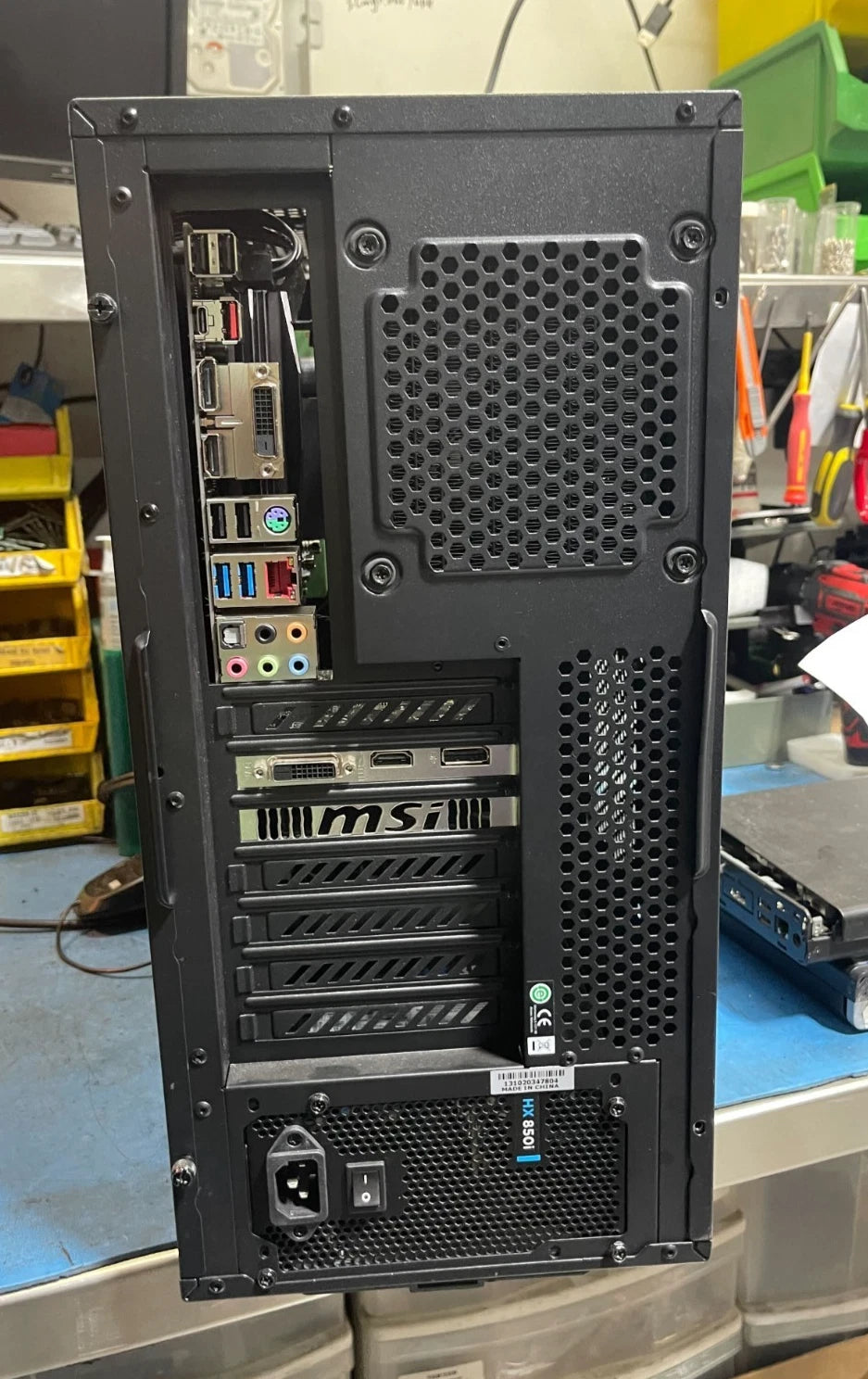 PC de jeu Corsair, Asus Strix B250F, Core i7-6700, 16 Go, SSD 256 Go, RX 560 HX850i 🍁