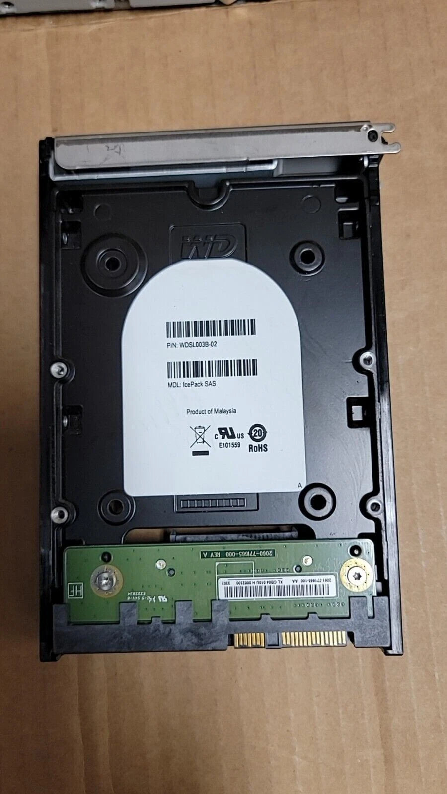 Western Digital SAS IcePack 2.5" to 3.5" HDD Caddy WDSL003B-02 00K75M 🍁