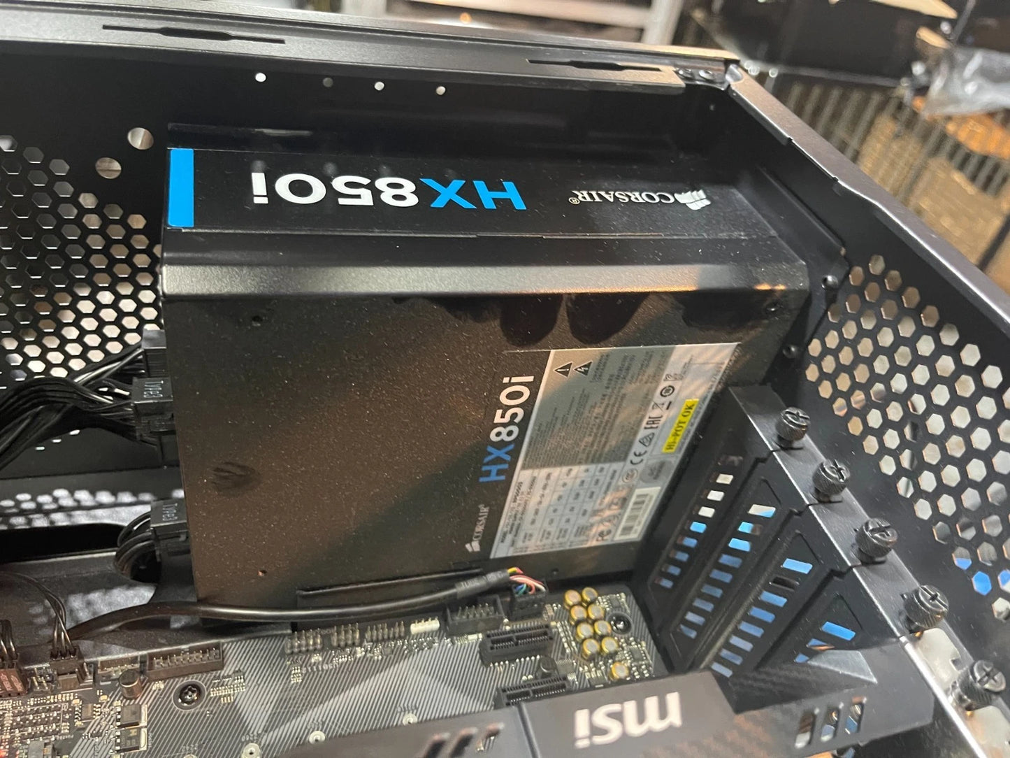 PC de jeu Corsair, Asus Strix B250F, Core i7-6700, 16 Go, SSD 256 Go, RX 560 HX850i 🍁