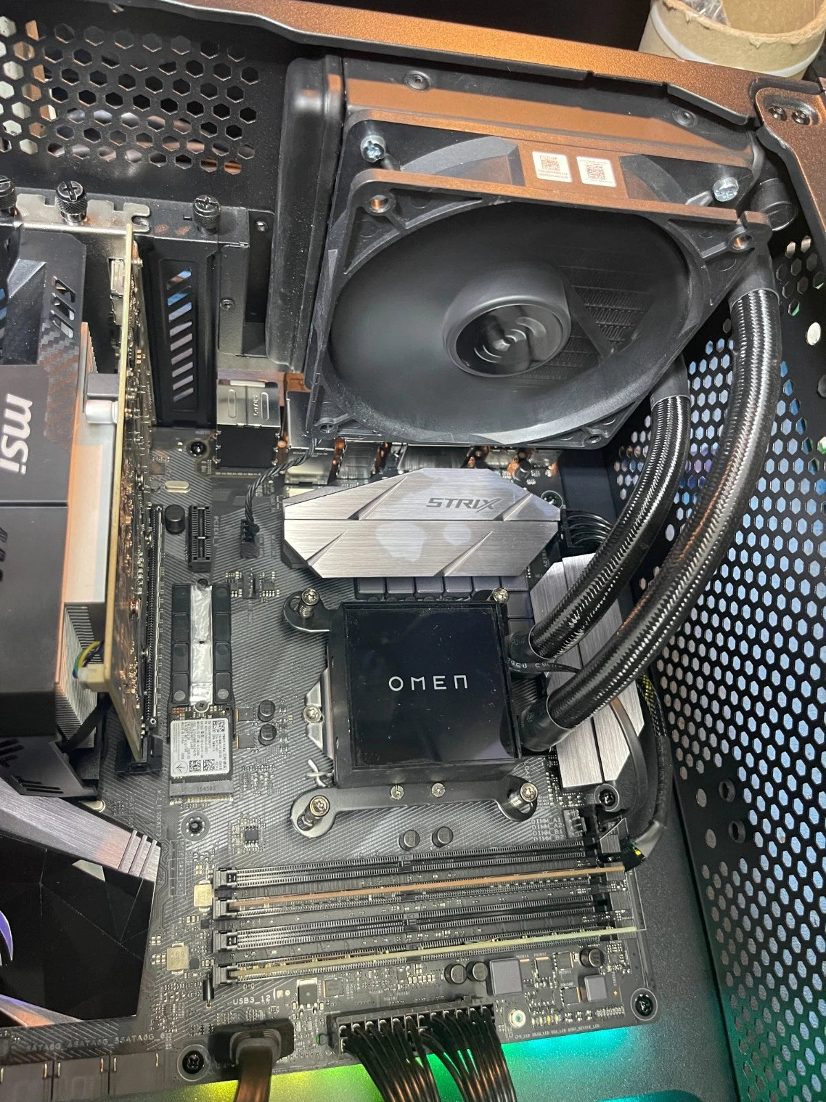 PC de jeu Corsair, Asus Strix B250F, Core i7-6700, 16 Go, SSD 256 Go, RX 560 HX850i 🍁