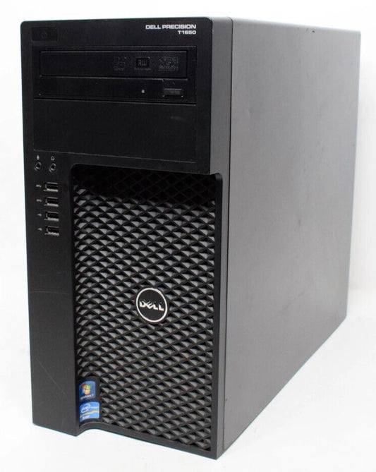 Station de travail Dell Precision T1650 Intel Xeon E3-1225 V2 16 Go de RAM Pas de disque dur Système d'exploitation Pas de GPU 🍁
