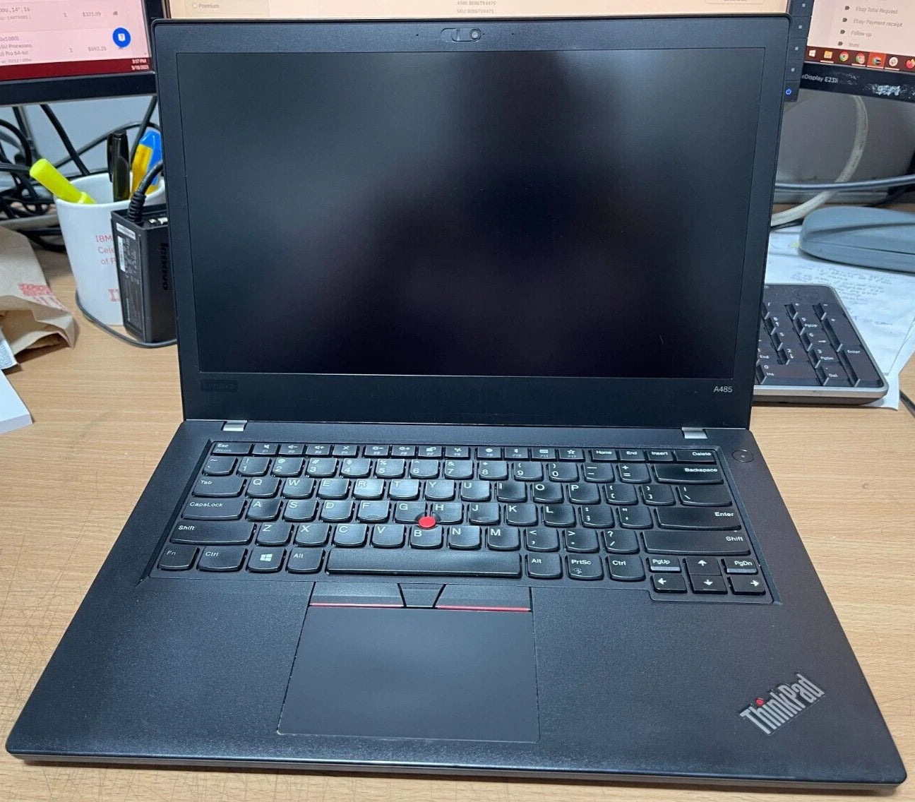 Lenovo ThinkPad A485, 14" Touch, AMD Ryzen 3 Pro 2300U 8GB 256GB SSD Win 10 Pro (Refurbished)