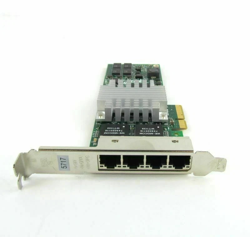 IBM INTEL PRO/1000 PT QUAD PORT PCIe GIGABIT NIC ADAPTER CARD 39Y6138 ...